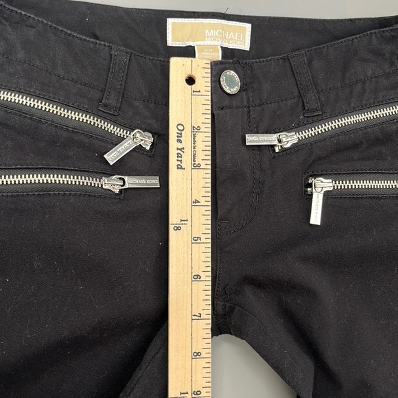 MICHAEL Michael Kors Women’s Black Skinny Jeans with decorative zips Size 00 - Picture 6 of 11
